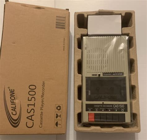 Califone Cas1500 Cassette Tape Player And Recorder For Sale Online Ebay