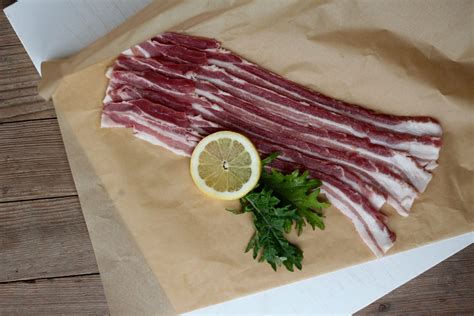 fresh side uncured bacon