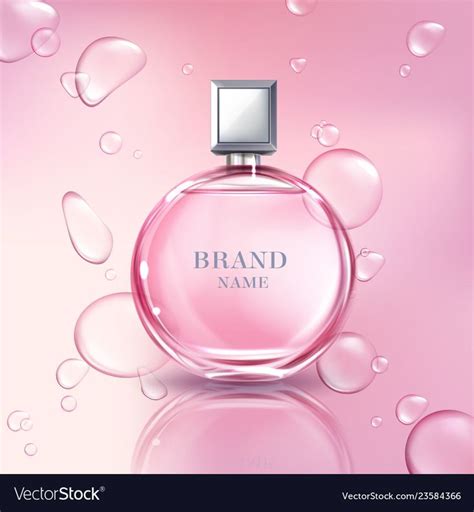 Download 3d realistic perfume bottle for women vector image on ...