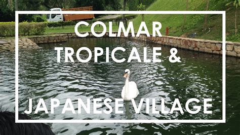 Waterfall at colmar's japanese village. COLMAR TROPICALE x JAPANESE VILLAGE - YouTube