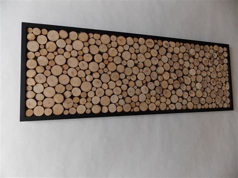 Slices Of Wood Branch Tree Wall Art Wall Art Wood Etsy