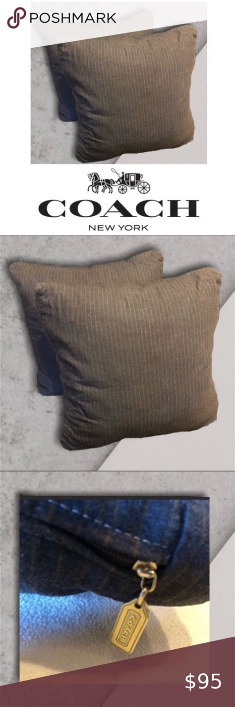 Enjoy free shipping and discounts on select orders. Coach Legacy Stripe Accent Pillows in 2020 | Large accent ...