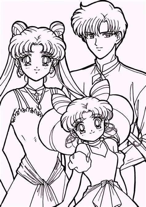 Pin By Reena Boodhna On Sailor Moon Themed Sailor Moon Coloring Pages
