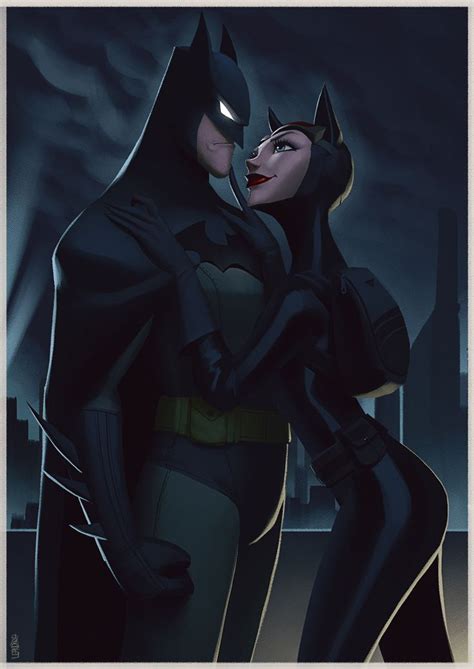 Batman And Catwoman By Lenadrofranci On Deviantart Batman Poster