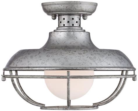 Franklin Park Metal Cage 12 Wide Steel Ceiling Light Read More At The