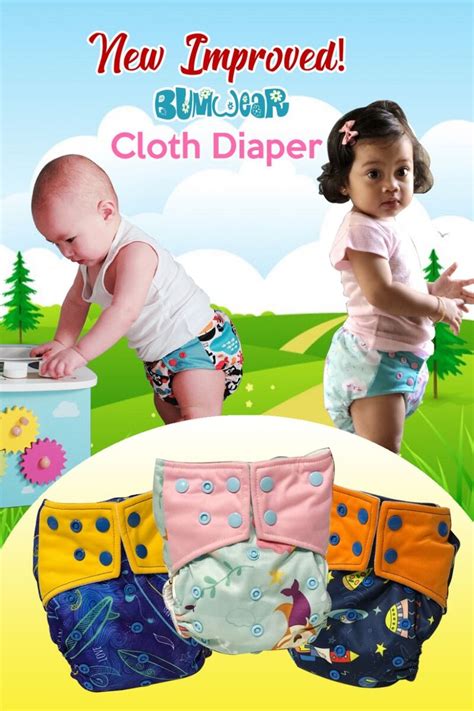 Single Size Cloth Diapers Bumwear Pocket Diapers