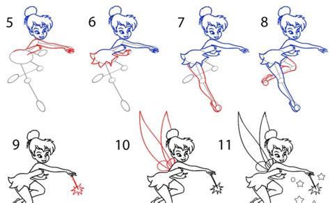 How To Draw Cartoon Tinkerbell Art For Kids Hub Theme Loader