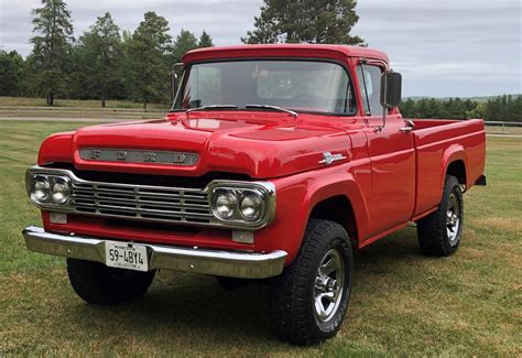 1959 Ford F100 4x4 4 Speed Available For Auction 1492393