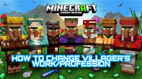 HOW TO CHANGE VILLAGER'S PROFESSION AND TRADE SYSTEM|| Minecraft PE 1.