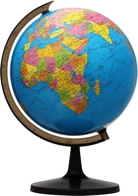 13 Inch Spinning World Globe For Kids Geography Philippines Ubuy