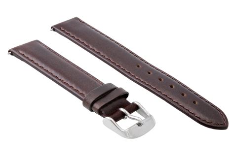 22mm Smooth Leather Watch Strap Band For Longines Hydro Watch