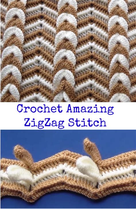 Crochet Amazing Zigzag Stitch Crochet Ideas