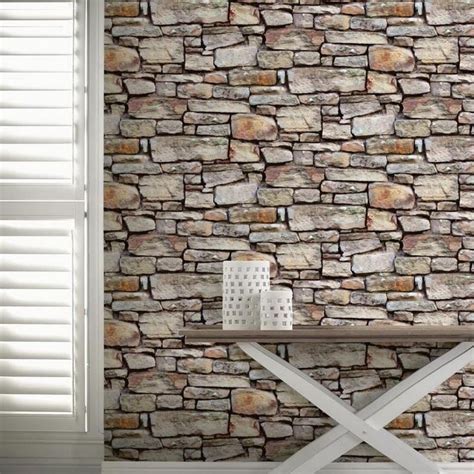 Pin By Sarah Bonella On Home Additions Decor Stone Wallpaper Brick