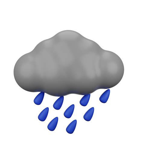 Rainy Weather 3d Icons 22603392 Png