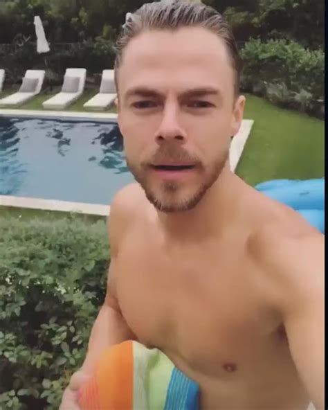 Alexis Superfan S Shirtless Male Celebs Derek Hough Shirtless Ice Water Dip From IG Pics And Vids