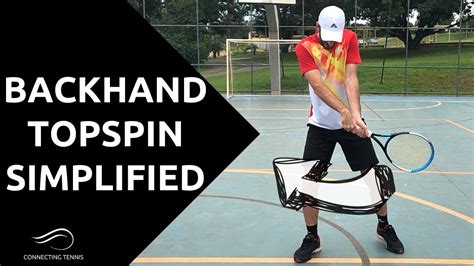 Tennis Backhand Topspin Technique Simple Steps Connecting Tennis YouTube