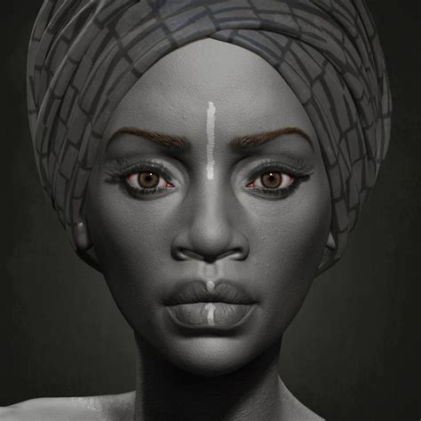 African Beauty Timelapse Samir Mir Black Art Painting African