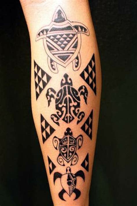 68 Polynesian Turtle Tattoos Collection