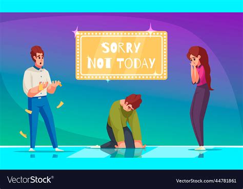Lottery Cartoon Concept Royalty Free Vector Image