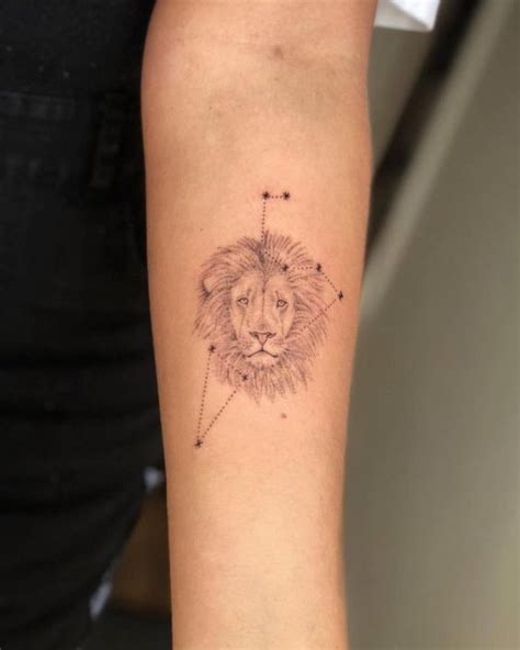 25 Leo Constellation Tattoo Designs Ideas And Meanings Tattoo Me Now