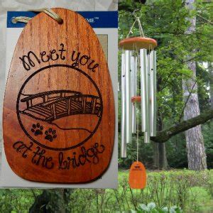 A personalized wind chime, is a lovely way to create that perfect gift to commemorate a special occasion or date, such as a holiday, birthday, wedding, or any special event or occasion. Medium RAINBOW BRIDGE Dog / Cat Loss Wind Chime ...