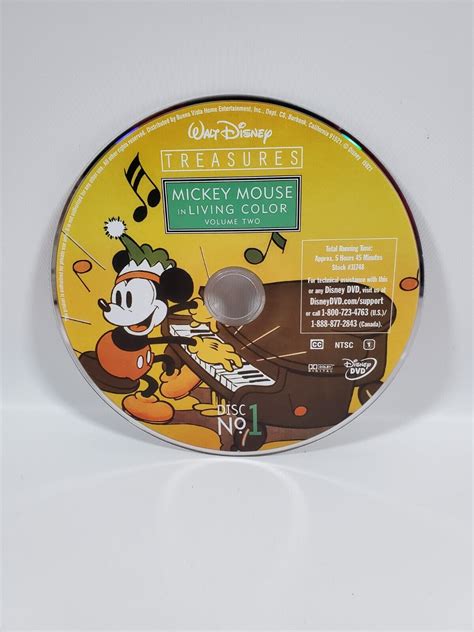 Walt Disney Treasures Mickey Mouse In Living Color Volume Two Disc 1
