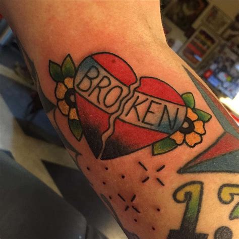 13 Heart Broken Tattoo Designs Ideas Design Trends Premium Psd