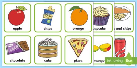 Healthy And Unhealthy Food Flashcards Ks1 And Ks2 Twinkl