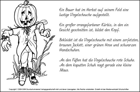 Ringmappe liniertes oder kariertes einlegepapier; Lese-Mal-Blatt Herbst 5 - Medienwerkstatt-Wissen © 2006-2017 Medienwerkstatt