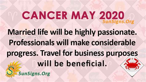 Cancer May 2020 Monthly Horoscope Predictions Sunsignsorg