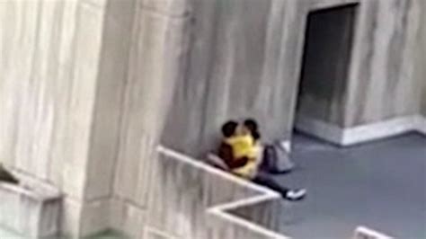 Watch Babes Get Cheered After Being Caught Having Campus Sex