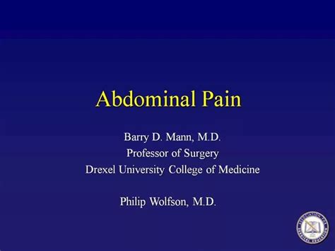 Ppt Abdominal Pain Powerpoint Presentation Free Download Id703571