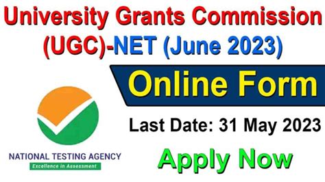 Ugc Net 2023 Notification Out For Application Form Apply Now