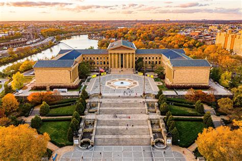 Philadelphia Museum Of Art And Schuylkill River At Sunset In Etsy