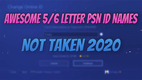 Learn how to help your children stay safe on playstation network and follow our safety rules to get the best experience. Awesome Psn ID Names NOT TAKEN 2020 - YouTube