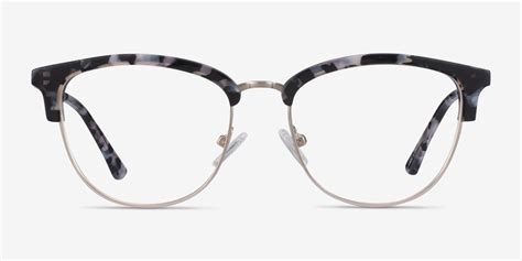sophisticated cat eye ivory tortoise and silver glasses for women
