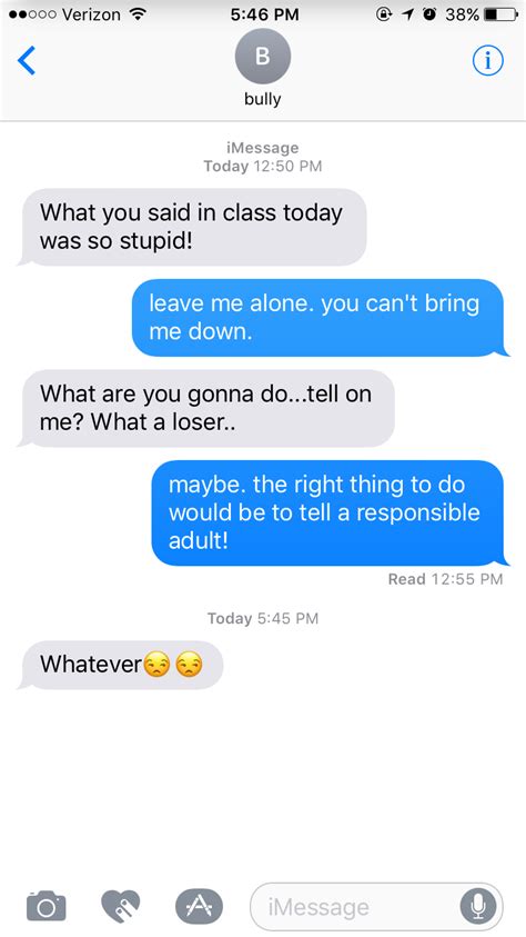 Mean Text Messages Cyberbullying