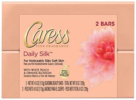 Caress Beauty Bar Daily Silk White Peach And Silky Orange Blossom 4