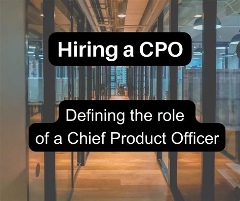 Chief Product Officer Job Description Defining The Cpo Role Nederlia