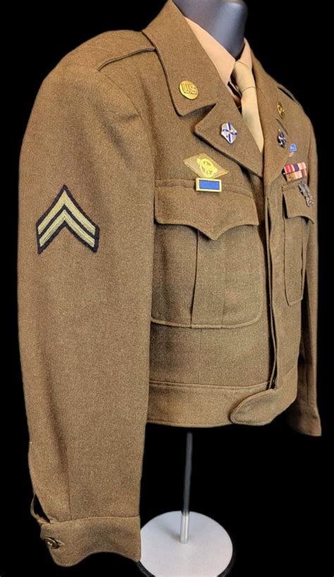 D Day Named Ww2 29th Infantry Division Jacket Cain Magi Militaria