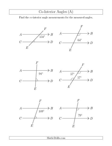 Interior And Exterior Angles Worksheet Studying Worksheets
