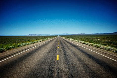 Empty Road In American West Free Stock Photo Public Domain Pictures
