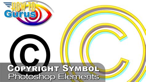 How You Can Type A Copyright Symbol And Watermark In Photoshop Elements