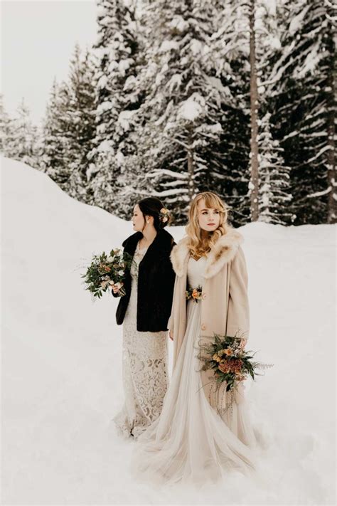 Outdoor Winter Wedding Ideas With Sustainable Elements