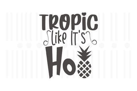 Tropic Like Its Hotsummer Svg Graphic By Svg Box · Creative Fabrica