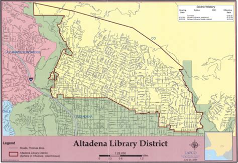 District Map Altadena Libraries