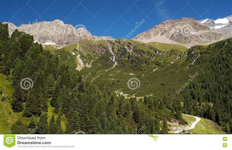 Alps In Stubais Valley 2 Stock Image Image Of Calm 24385085