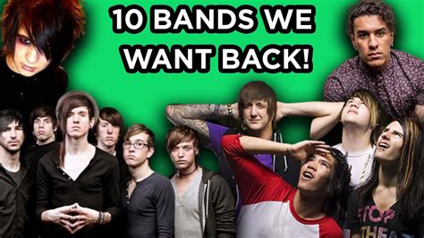 Top 10 Bands That We Want Back Youtube