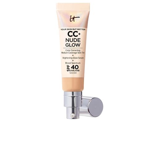 CC NUDE GLOW Lightweight Foundation Glow Serum SPF40 IT Cosmetics CC