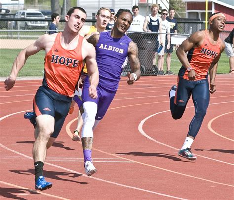 Hope Mens Track And Field Earns Three More Titles At Miaa Field Day